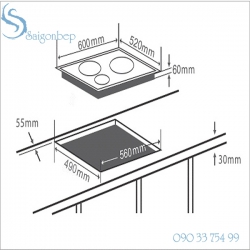 Bếp từ Chefs EH-IH555