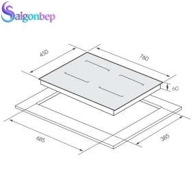 Bếp từ đôi Grand X GX IH788LUX Serial 7 