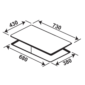 Bếp từ đôi KAFF KF-HID7348II