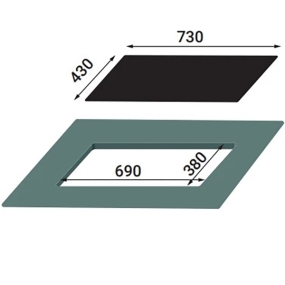Bếp từ đôi Kaff KF-LCD2IG