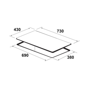 Bếp từ đôi từ Kaff KF-HD28II