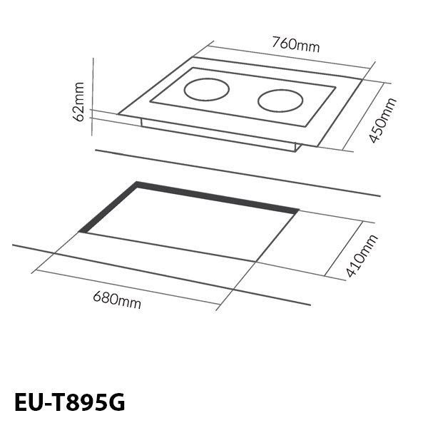 Bếp từ Eurosun EU-T895G Bếp từ Eurosun EU-T895G