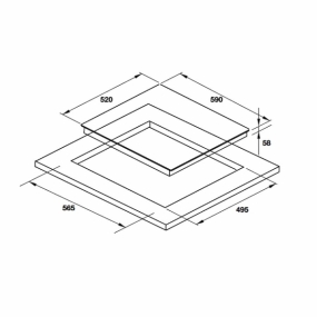Bếp từ Hafele 3 vùng nấu HC-I603B 536.61.791 Bếp từ Hafele 3 vùng nấu HC-I603B 536.61.791