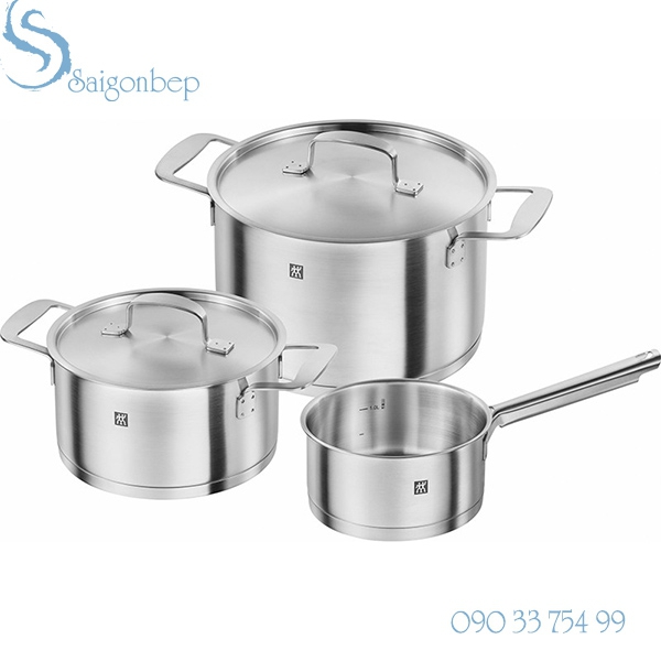 Bộ nồi từ 3 món Zwilling Base Bộ nồi từ 3 món Zwilling Base