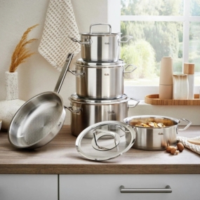 Bộ nồi từ Fissler Original Pro Collection 5 Glass có chảo Bộ nồi từ Fissler Original Pro Collection 5 Glass có chảo