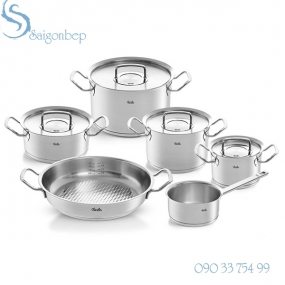 Bộ nồi từ Fissler Pure Profi Collection 6 món Inox Bộ nồi từ Fissler Pure Profi Collection 6 món Inox