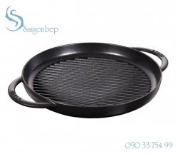 Chảo gang Staub Pure Grill Black 26 - 1203023 Chảo gang Staub Pure Grill Black 26 - 1203023