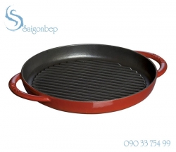 Chảo gang Staub Pure Grill Cherry 26 - 1203006 Chảo gang Staub Pure Grill Cherry 26 - 1203006