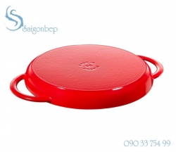 Chảo gang Staub Pure Grill Cherry 26 - 1203006