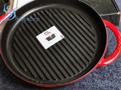 Chảo gang Staub Pure Grill Grey 26 - 1203018 Chảo gang Staub Pure Grill Grey 26 - 1203018