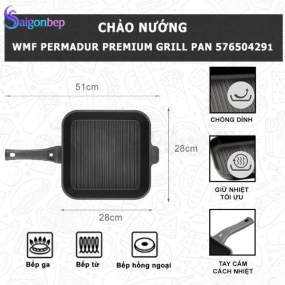 Chảo nướng WMF PermaDur Premium 28x28cm Chảo nướng WMF PermaDur Premium 28x28cm