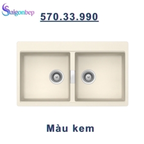 Chậu rửa bát đá Hafele HS20-GKN2S90