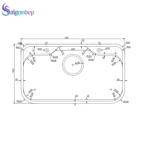 Chậu rửa bát 1 hố Konox Tari 9051SM Full Chậu rửa bát 1 hố Konox Tari 9051SM Full