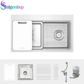 Chậu rửa bát 1 hố Konox Workstation Sink KN8048TS Dekor