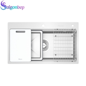 Chậu rửa bát 1 hố Konox Workstation Sink KN8751TS Dekor