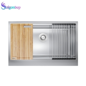 Chậu rửa bát Konox inox 1 hố Apron Sink KN8051AS Retta Chậu rửa bát Konox inox 1 hố Apron Sink KN8051AS Retta