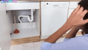 Chậu rửa bát bị rò rỉ nước. Lý do và cách xử lý Chậu rửa bát bị rò rỉ nước. Lý do và cách xử lý