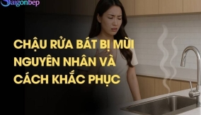 Chậu rửa bát có mùi hôi: Cách khử mùi đơn giản, dễ làm Chậu rửa bát có mùi hôi: Cách khử mùi đơn giản, dễ làm