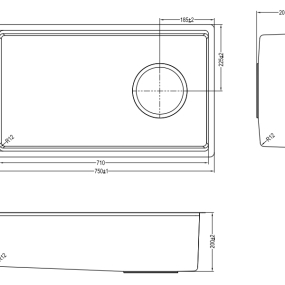 Chậu rửa bát Kluger KY7545FS–S75