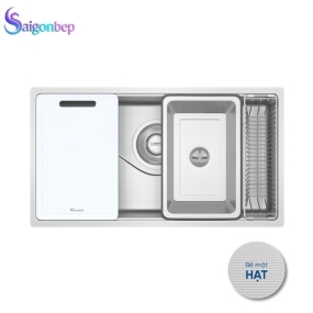 Chậu rửa bát 1 hố Konox Tari 8748SR/SM Full