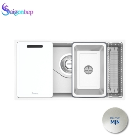 Chậu rửa bát 1 hố Konox Tari 8748SR/SM Full