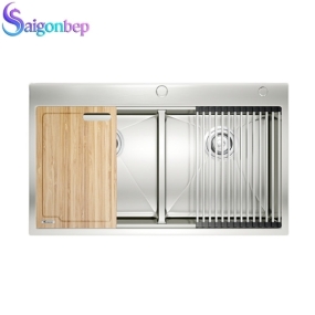 Chậu rửa chén Konox Topmount KN8850TD