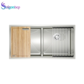 Chậu rửa chén lắp âm Konox KN8745DUB