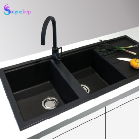 Chậu rửa chén Malloca NERO K-50040