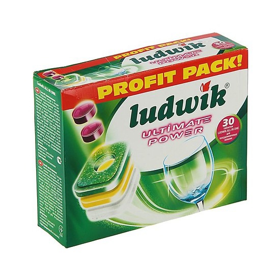 Chế phẩm làm sạch dùng cho máy rửa bát Ludwik