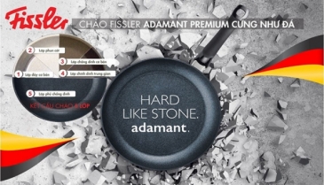 Đánh giá độ bền cứng chảo chống dính Fissler Adamant