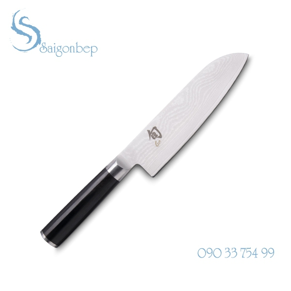 Dao Santoku Shun Classic KAI 18cm DM-0702