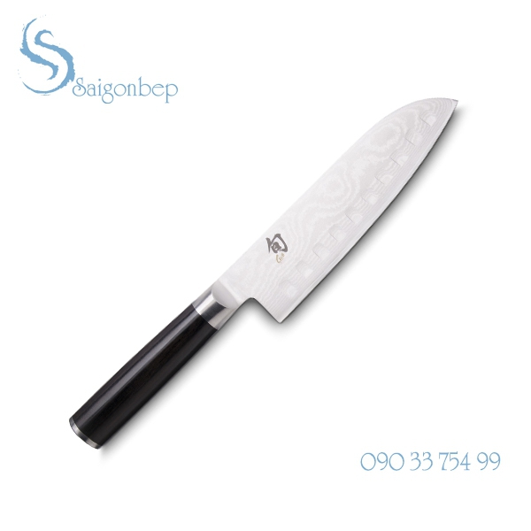 Dao Santoku Hollow Shun Classic KAI 17.8cm DM-0718 Dao Santoku Hollow Shun Classic KAI 17.8cm DM-0718