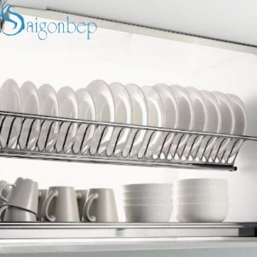 Giá bát đĩa cố định chữ V EUROGOLD inox EP190 Giá bát đĩa cố định chữ V EUROGOLD inox EP190