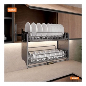 Giá bát đĩa nâng hạ nan quả trám Garis ML06.90N