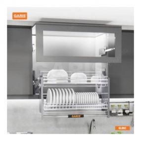 Giá bát đĩa nâng hạ nan vuông Garis GL06.80C