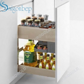 Giá gia vị chai lọ nhôm anode Eurogold EUM2035