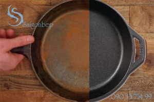 Hướng dẫn sử dụng chảo gang đúng cách