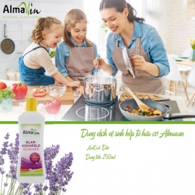 Kem Tẩy Sạch Bếp Từ Almawin Hữu Cơ Hương Lavender 250ml Kem Tẩy Sạch Bếp Từ Almawin Hữu Cơ Hương Lavender 250ml