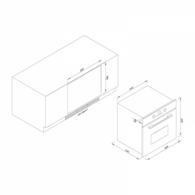 Lò nướng âm tủ Malloca EB-56ERCDG-8BC40