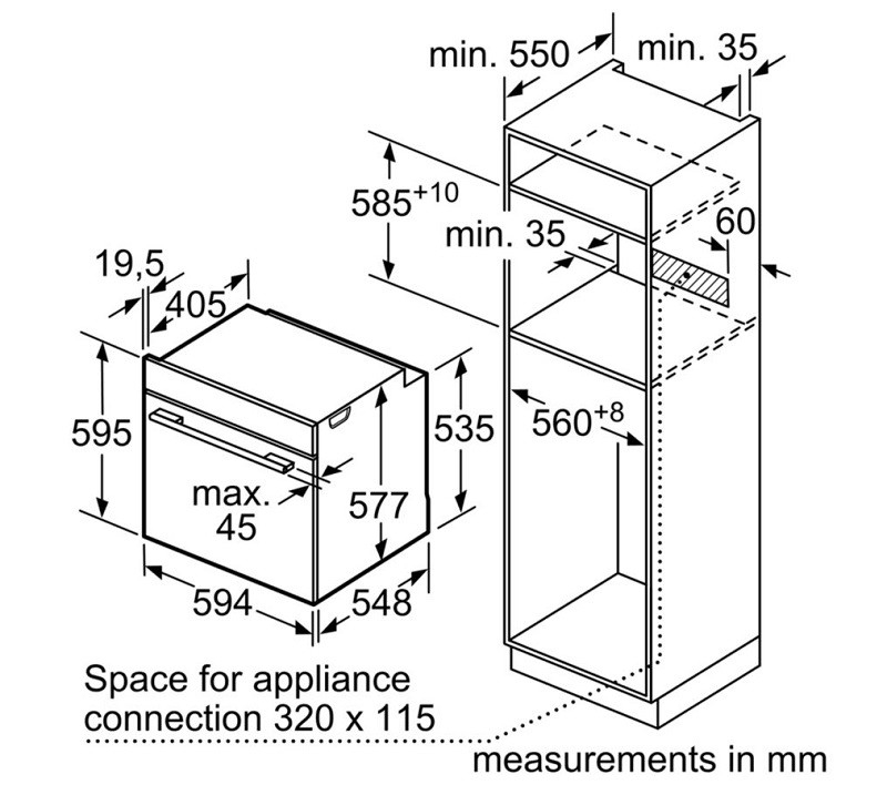 LÒ NƯỚNG BOSCH HBA63B251