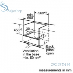 Lò nướng Bosch Hbc36d753b