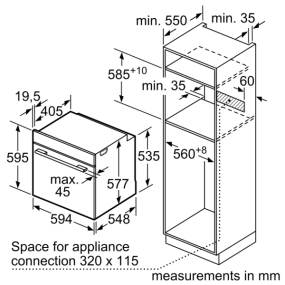 Lò nướng Bosch HBG655BS1M