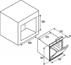 Lò nướng Cata ME – 611DI