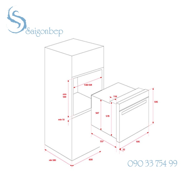 Lò nướng Teka HSB 615 Lò nướng Teka HSB 615