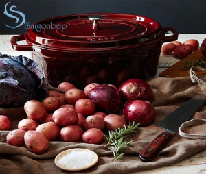 Lý do nên sử dụng nồi gang đúc tráng men Staub