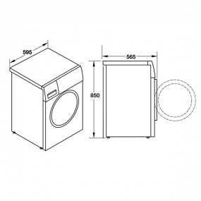 Máy giặt 8kg Hafele HW-F60B 538.91.530