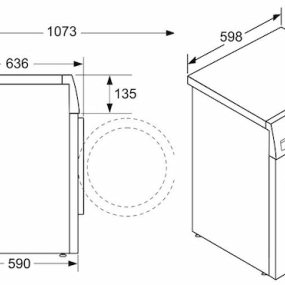 Máy giặt sấy Bosch WNA254U0SG series 6