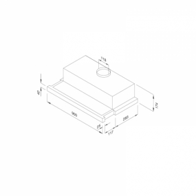 Máy hút mùi âm tủ Malloca K1509 TC