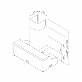 Máy hút mùi áp tường Malloca CIRCEO-K9998