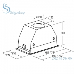 Máy hút mùi Cata GC DUAL WH 45 Máy hút mùi Cata GC DUAL WH 45